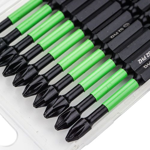 Биты PH2 70мм SPETSTEXNIK PREMIUM сталь S2, цена за 10шт, бокс, 1/100