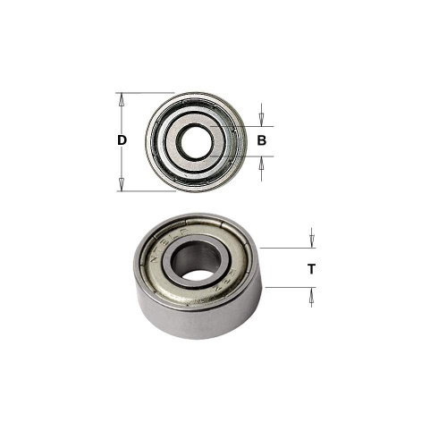 Подшипник 6001, 180101, 12X28X8, 5/