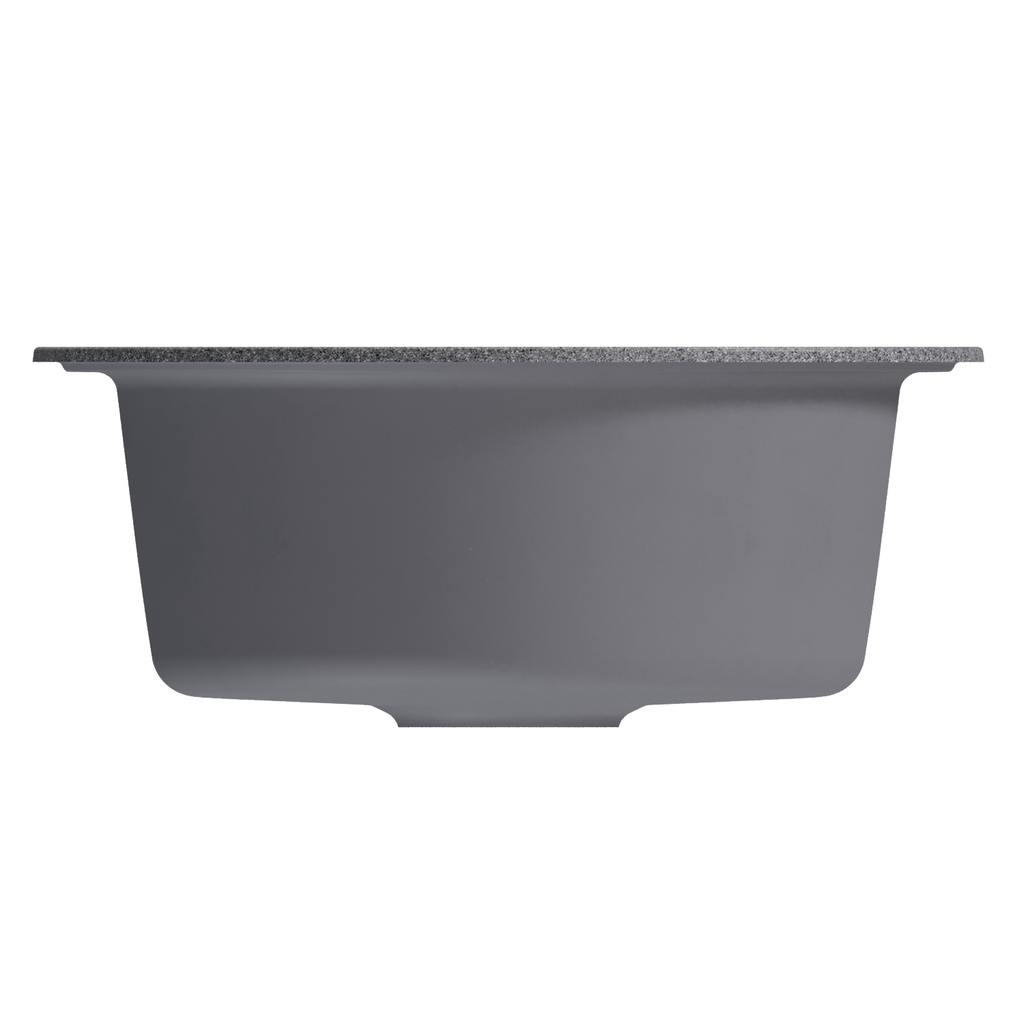 Мойкa ML-GM11 круглая, темно-серая, 309, 500мм, глуб. чаши 180 NEW