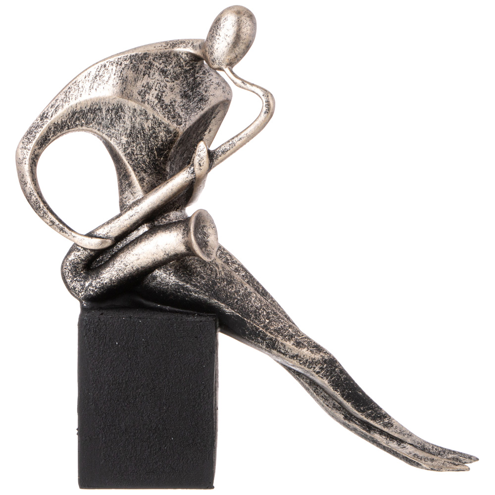 ФИГУРКА ДЕКОРАТИВНАЯ, АБСТРАКЦИЯ. САКСОФОНИСТ, 20, 8Х9Х21, 5 СМ