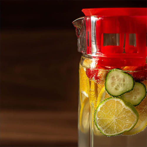 Кувшин 1235мл КОШЕМ, красная крышка, Pasabahce, 43414B, 1/6