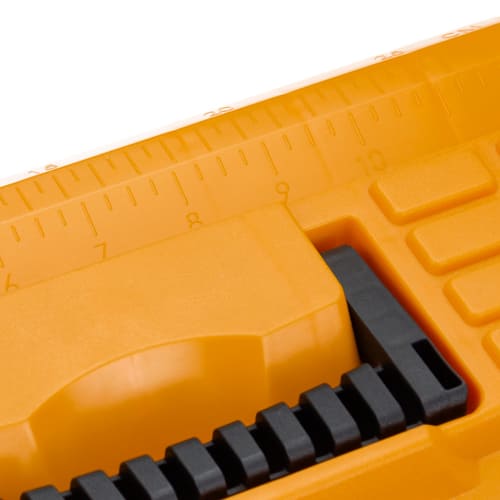 Ящик для инструментов IDEA ТИТАН 13, М 2930, черный с желтым