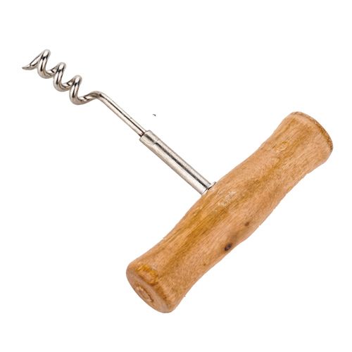 Штопор винтовой с деревянной ручкой, 1/500