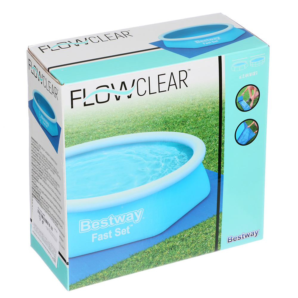 BESTWAY Подложка для бассейнов, полиэтилен, 274х274см, 58000