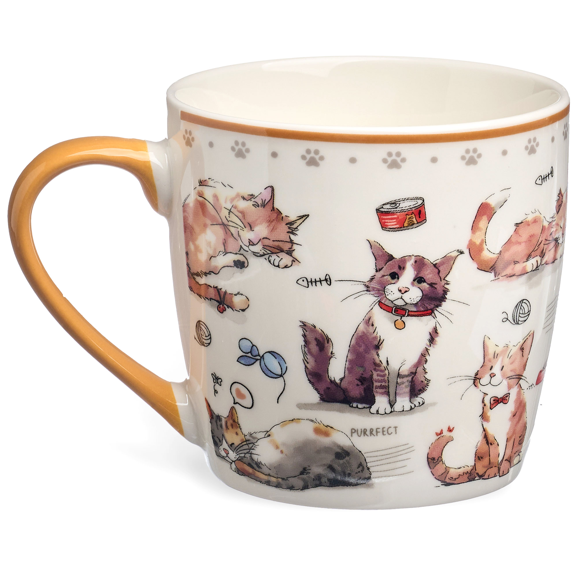 НАБОР ДЛЯ ЗАВТРАКА LEFARD, CATS,  2 ПР.: САЛАТНИК 500МЛ, КРУЖКА 345МЛ