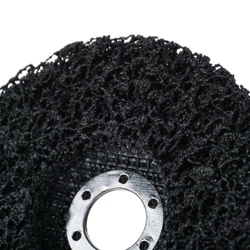 Круг шлиф. Барракуда 125*22,2*22мм коралловый синтетический фибровый по краске для УШМ черный, мягкий, 1/100