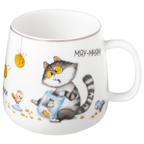 КРУЖКА LEFARD, СЧАСТЬЕ ЕСТЬ, 450 МЛ