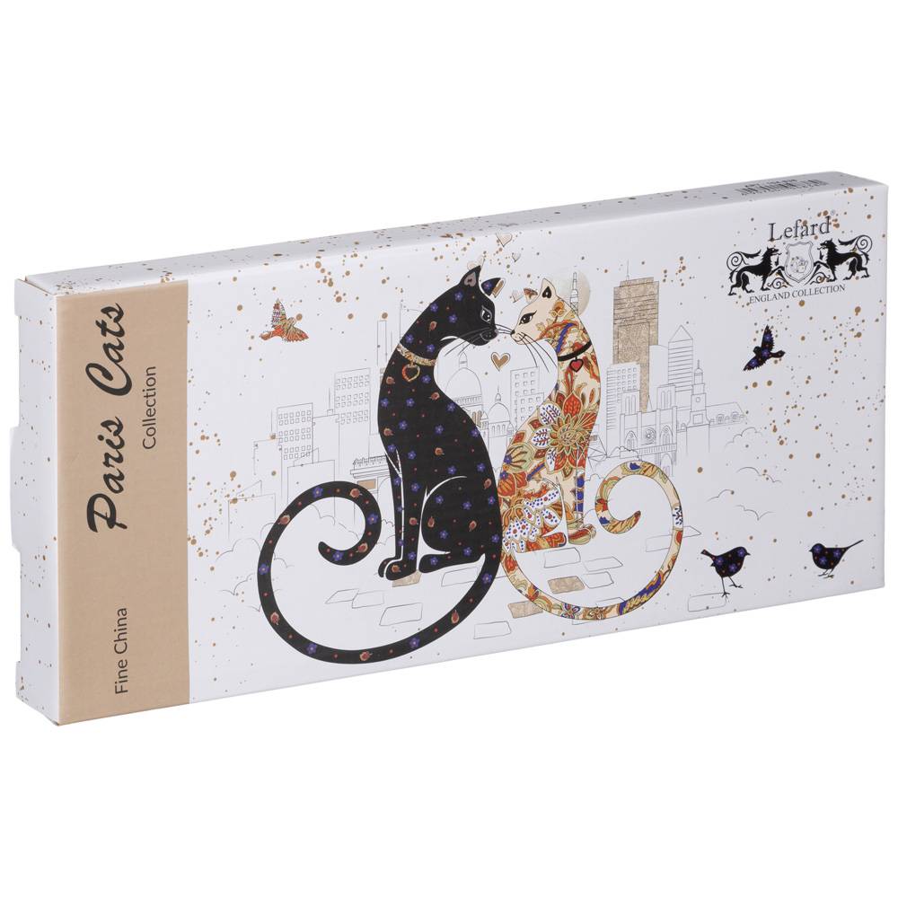 БЛЮДО ПРЯМОУГОЛЬНОЕ LEFARD "ПАРИЖСКИЕ КОТЫ" 30,5 СМ (КОР=24ШТ.)