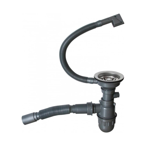 Мойка нерж. настол. монтаж 60х45, 3,0, вып 3 1/2 MIXLINE PRO 22см с сифоном, сатин, 1/1