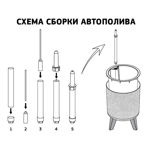 Горшок для цветов ФЛОРИАН высокое d-250мм 11л с автополивом белый ротанг, 1/3