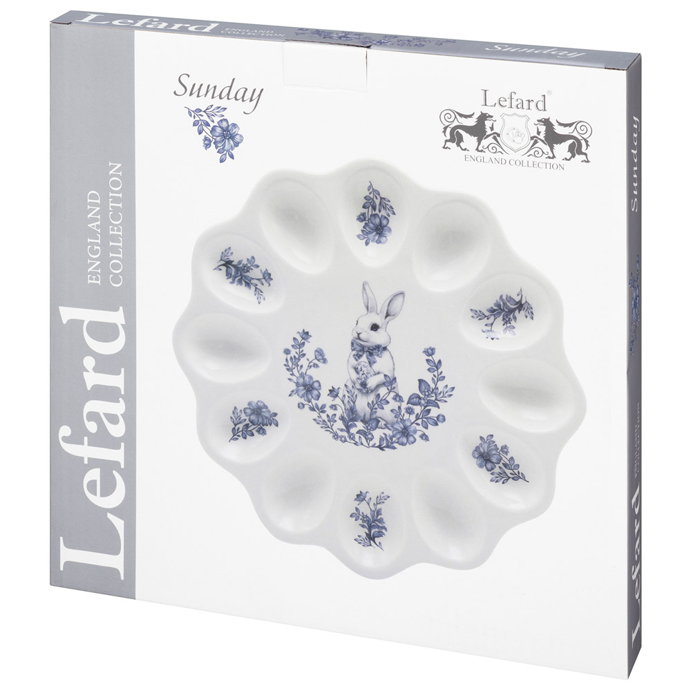 БЛЮДО ДЛЯ 12 ЯИЦ LEFARD, SUNDAY, 27, 5*2 СМ