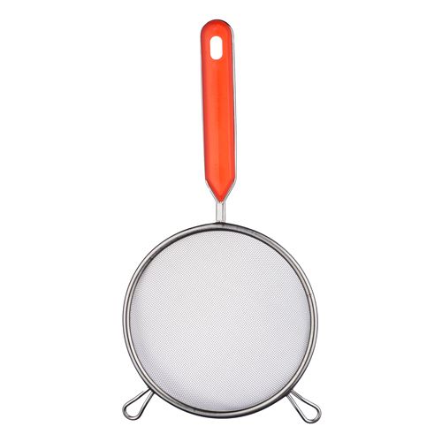 Сито из нерж стали с пластик. ручкой, диа 14 см, 1/300