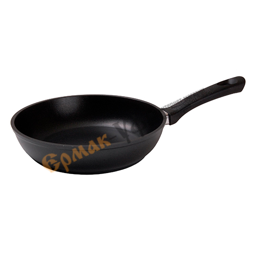 Сковорода 26 см, 60 мм с ручкой, стеклянной . крышкой, с269а KUKMARA, 1/4