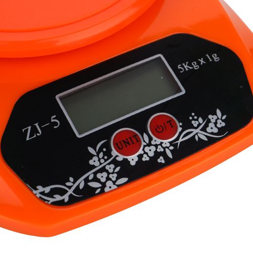 Весы кухонные электронные 5 кг KE-5 пластик, 1/60