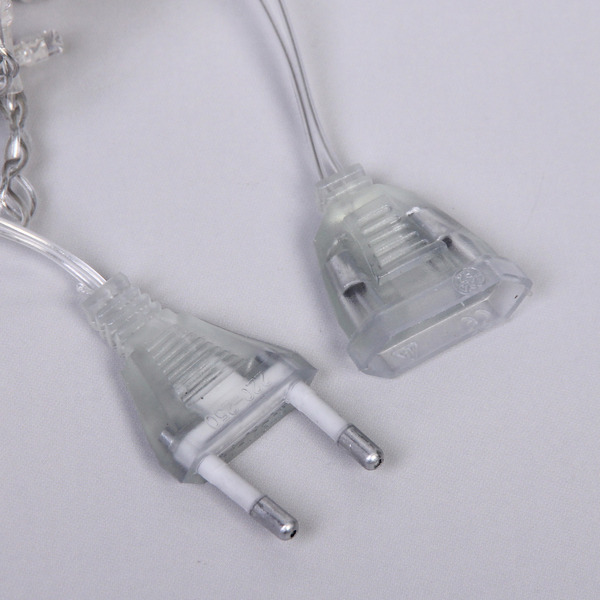Гирлянда для дома БАХРОМА "Мерцание"ш3м*в30/50см 120ламп LED,прозрачн.провод, авторежим,IP-20, Теплый белый/Белое мерцание (возможность соединения)