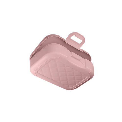 Ланч-бокс детский 0.85 л Homver 222119207/02, с декором Baby party светло-розовый