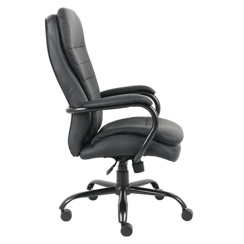 Кресло офисное BRABIX PREMIUM, Heavy Duty HD-001,  усиленное, НАГРУЗКА до 200 кг, экокожа, 531015