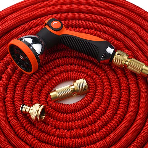 Шланг полив. ЧУДО-Шланг 23м усиленный, прорезиненный пистолет, латуннй фитинг и адаптер, 1/1