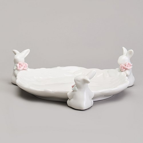 БЛЮДО СЕРВИРОВОЧНОЕ, КРОЛИКИ, 21, 5Х21, 5Х6 СМ