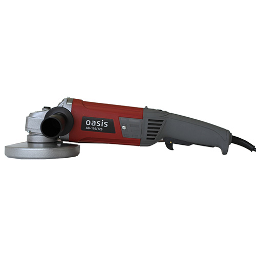 Шлифмашина угловая 1100Вт OASIS AG-110/125, 125мм, регулировка оборотов 1100Вт, 1/8