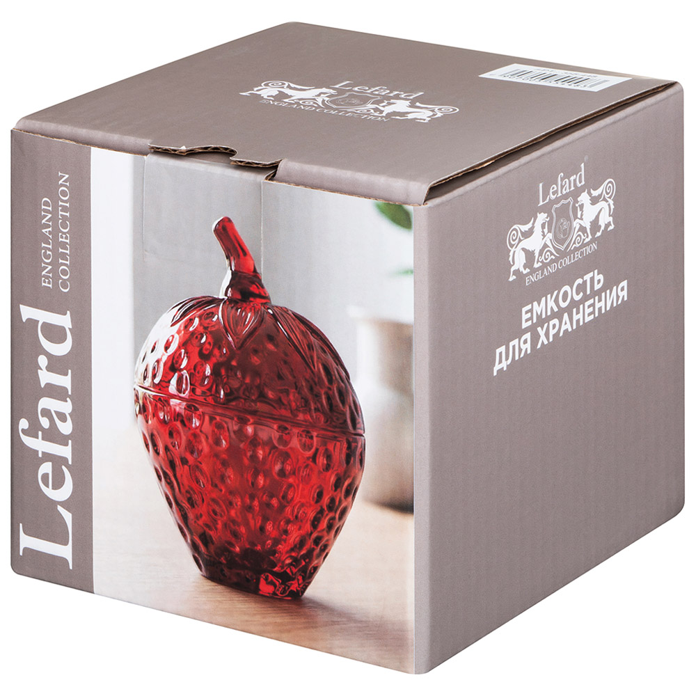 ЕМКОСТЬ ДЛЯ ХРАНЕНИЯ "STRAWBERRY" 9,5*9,5*13,5 СМ/200 МЛ