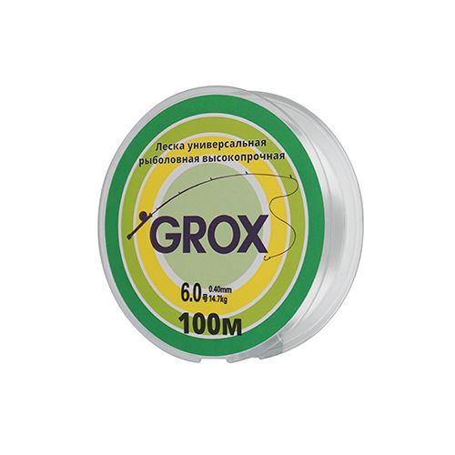 Леска GROX Strong Универсальная 0,40х100м, 14,7кг 1/500