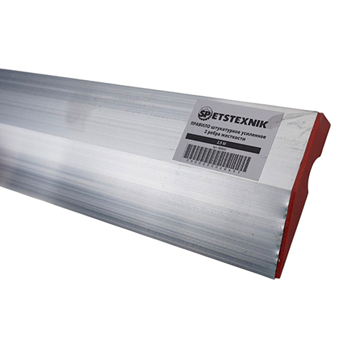 Правило алюм 2,5м, Трапеция 2 ребра жесткости 1/20