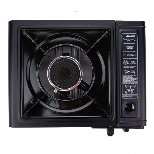 Плитка газовая с керамическим нагревателем, с пьезоподжигом, в кейсе 34*26*8 см, 1/6