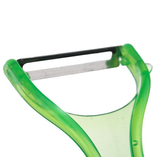 Овощечистка поперечная пластик 12,5х6,5х0,7см, 10/600