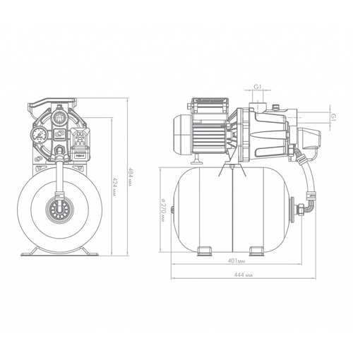 Насос-автомат "ДЖАМБО" 55/35 П-18