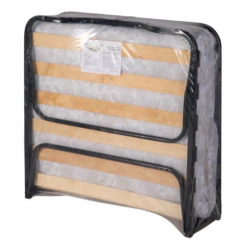 Кровать раскладная Элеонора Премиум-М с изголовьем сметаллическими колесиками, дуб