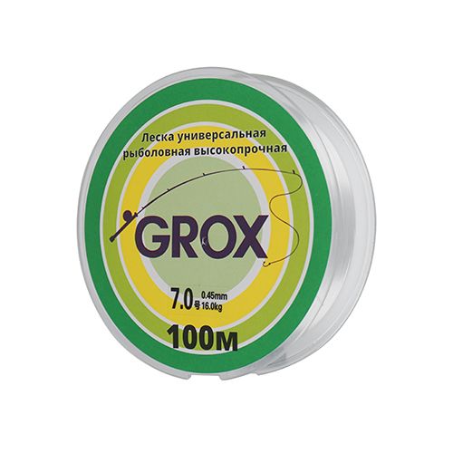 Леска GROX Strong Универсальная 0,45х100м, 16,0кг 1/500