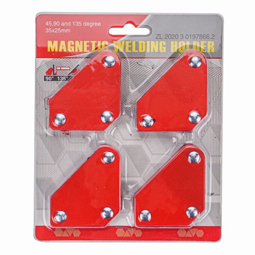 Набор магнитных фиксаторов Mini 9LBS, 4шт, для сварки, 1/60