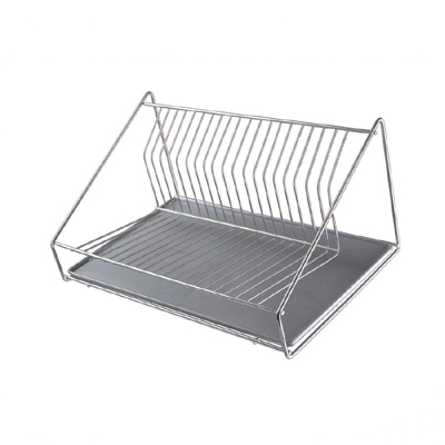 Сушилка для посуды настольная хром, 39*24*18,5см, 1/12