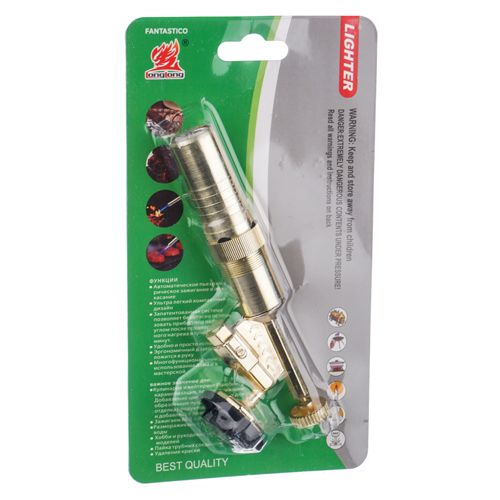 Горелка на газовый баллон с цанговым захватом 19*6,5*4 см 002, 5/20/200