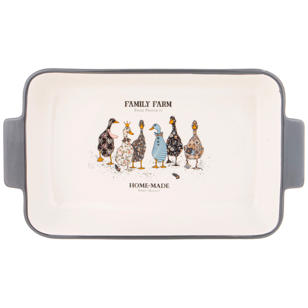 БЛЮДО ДЛЯ ЗАПЕКАНИЯ AGNESS, FAMILY FARM, ПРЯМОУГ3, 6 Л 39*22, 5*7, 5 СМ
