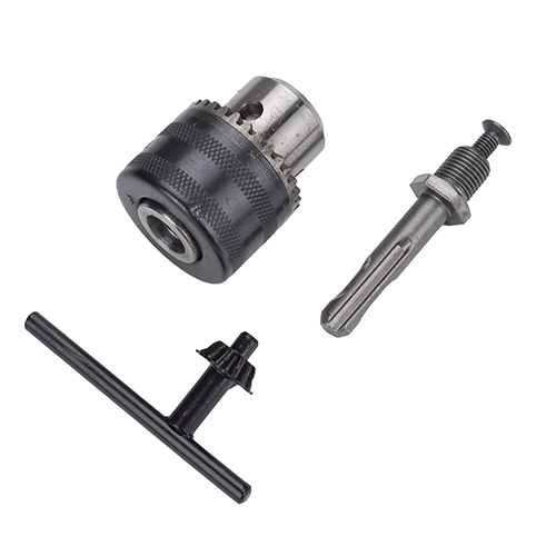 Патрон для дрели с ключом Барракуда 13мм 1/2-20UNF+ адаптор для перфоратора, 1/5/50