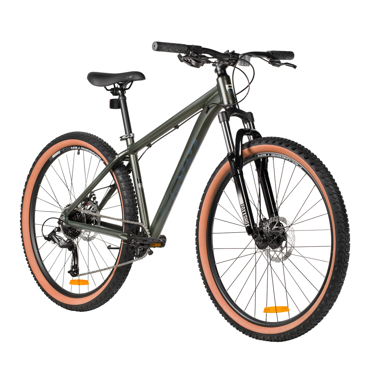 Велосипед FOXX 26" MERIDIAN зеленый, алюминий, размер 14