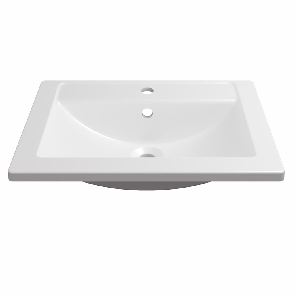 Раковина накладная, МАРГО-60, белый, MIXLINE