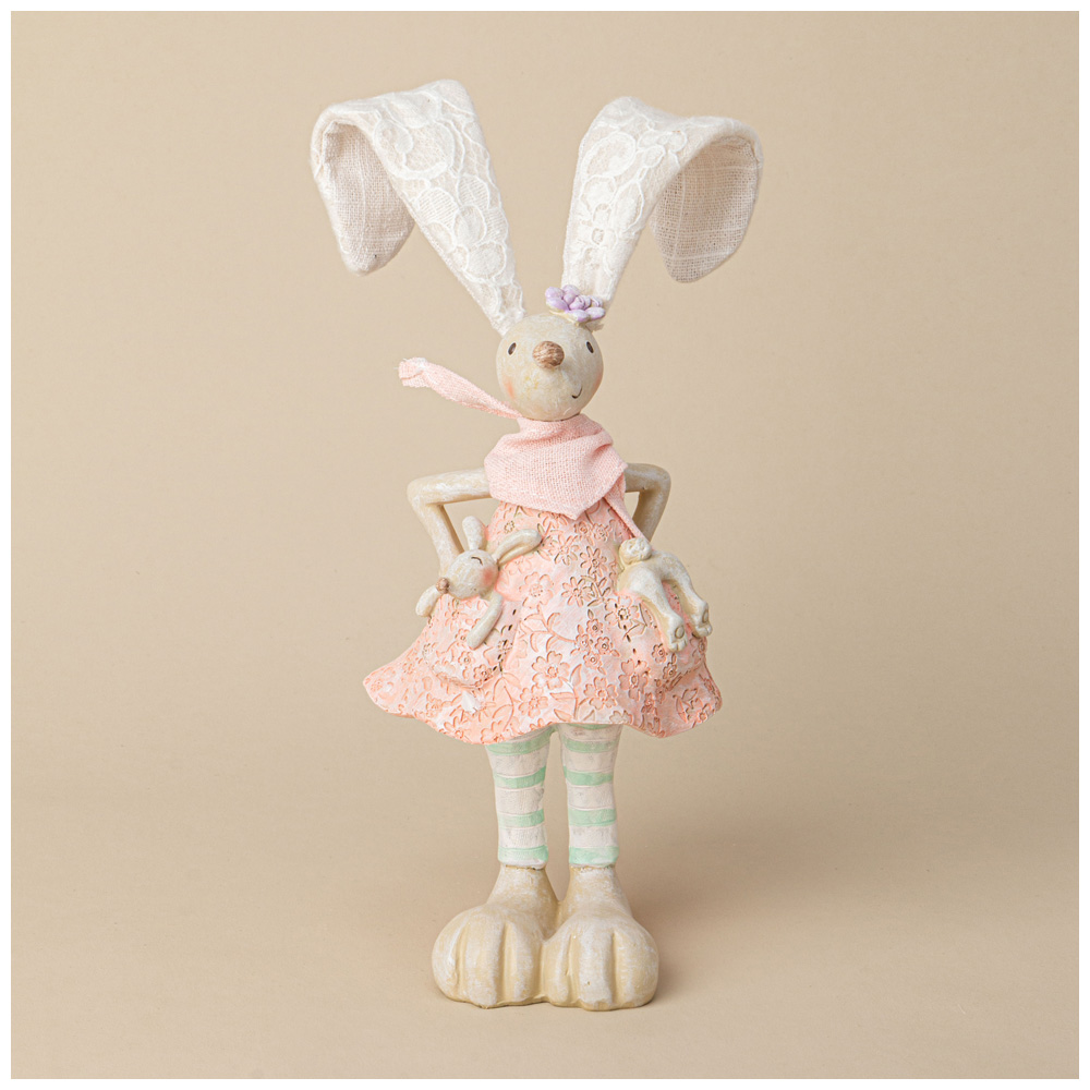 ФИГУРКА ДЕКОРАТИВНАЯ КРОЛИК 10X10X29.5СМ