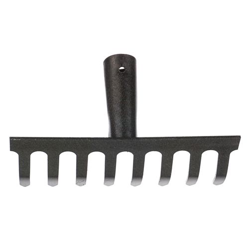 Грабли прямые 8 зубьев углеродистая сталь без черенка толщина металла 2,5 мм SPETSTEXNIK, 10/10