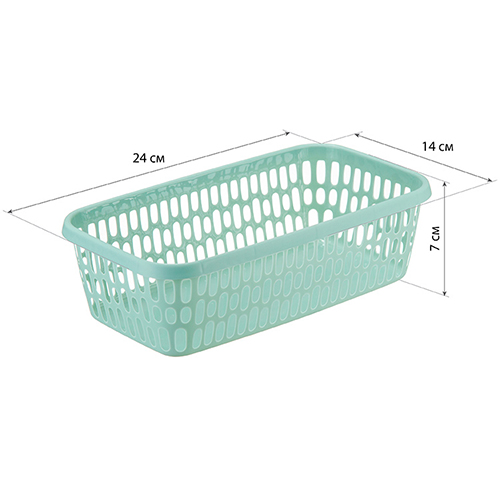 Корзинка IDEA М 2341, 240х140х70 мм, микс, разноцветный