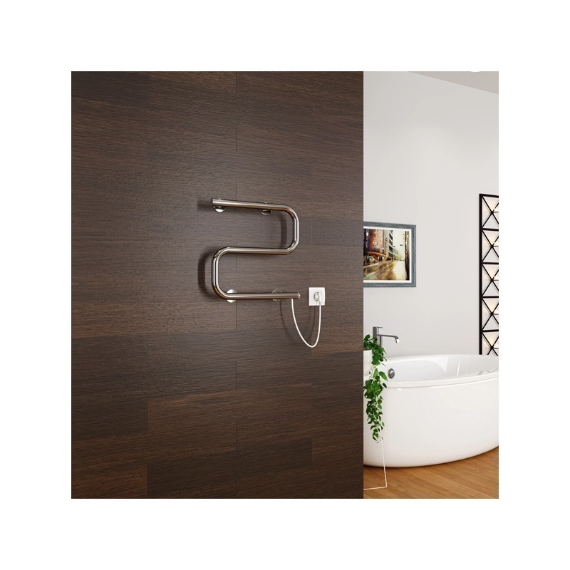 Полотенцесушитель MIXLINE SIMPLE S 40x40, кнопочный выкл, 100 Вт