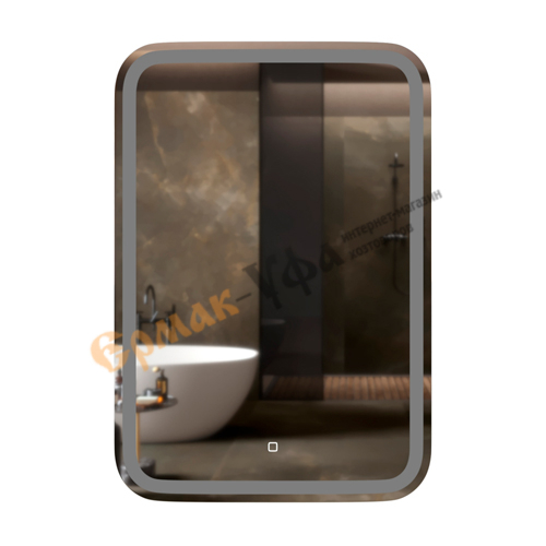 Зеркало MIXLINE Мальта 550*800 сенсорный выключатель, светодиодная подсветка, 1/1