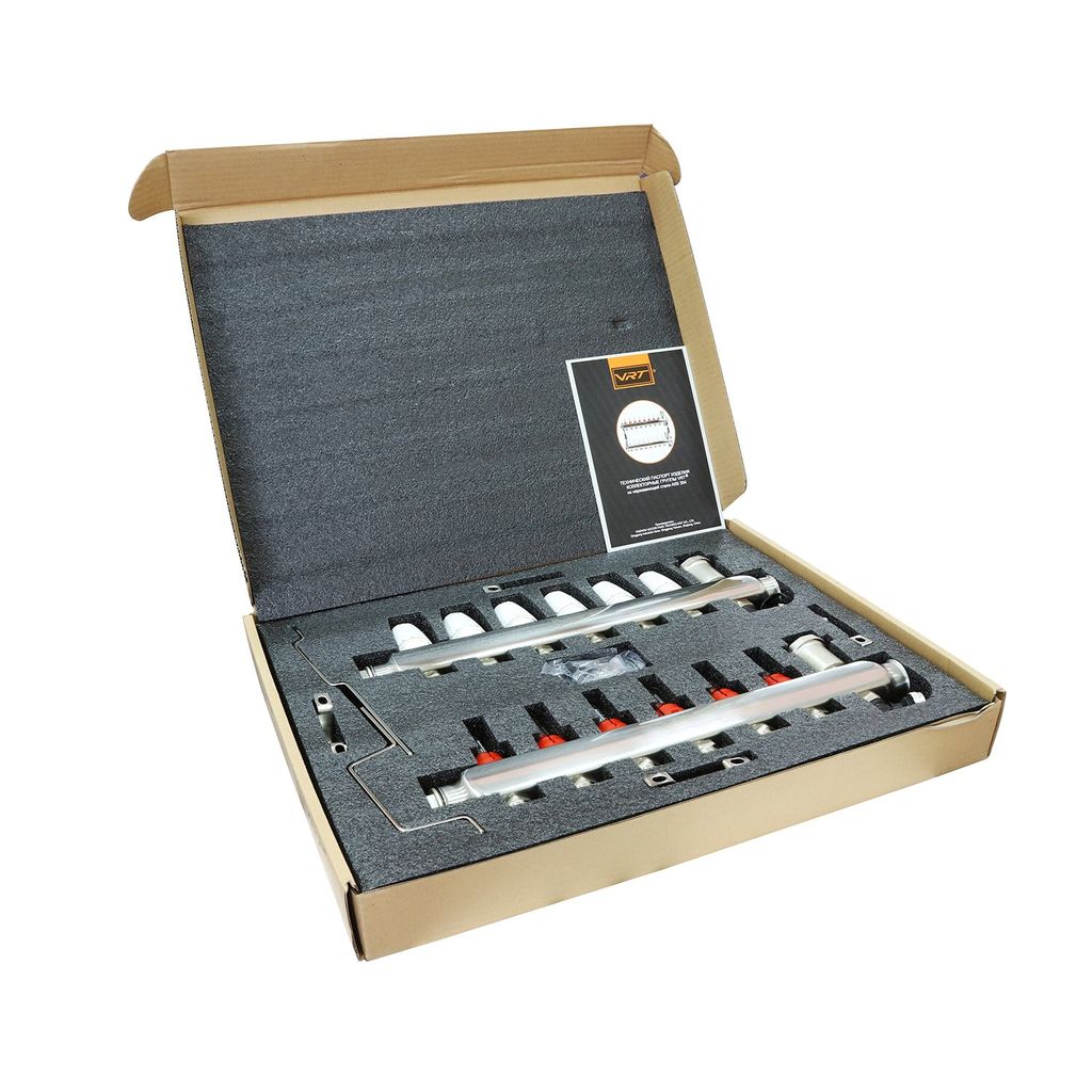 Коллекторная группа VRT® 1,  х 3/4, , евроконус 12 вых, авт в/отвод, c расходомерами