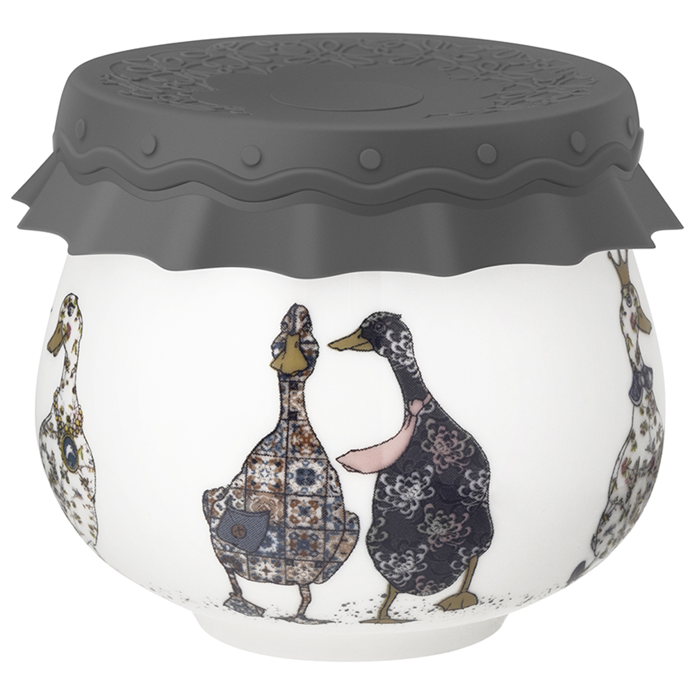 БАНКА LEFARD, FAMILY FARM, С СИЛИКОНОВОЙ КРЫШКОЙ 8*8*6, 5 CM 180 МЛ