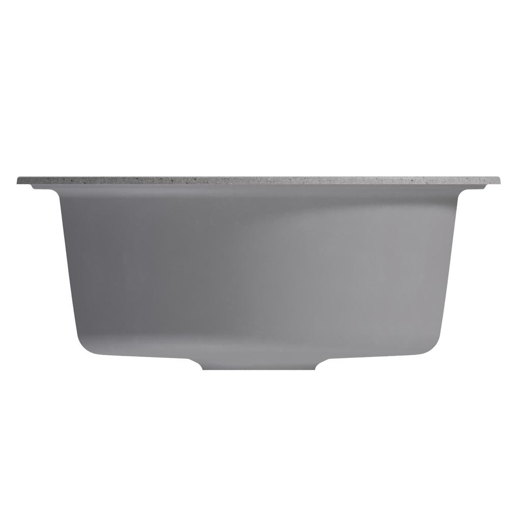 Мойкa ML-GM11 круглая, серая, 310, 500мм, глуб. чаши 180 NEW