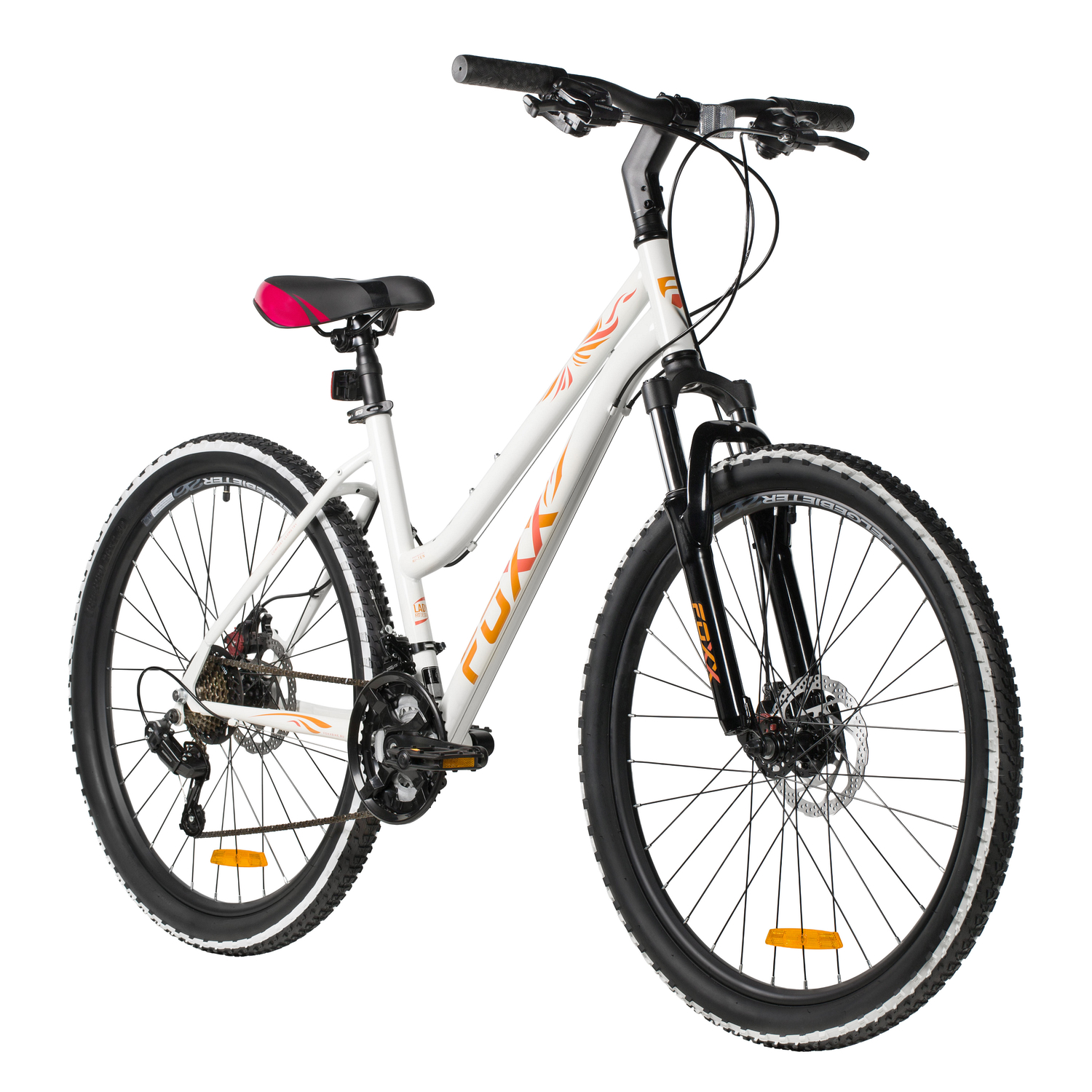 Велосипед FOXX 26" LATINA белый, сталь, размер 19"