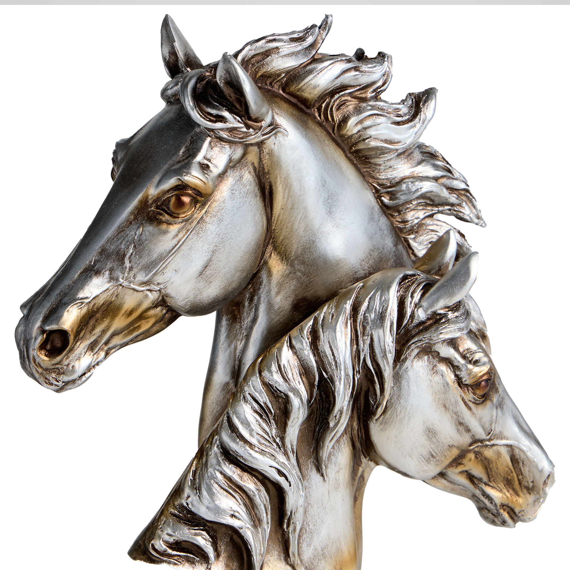 ФИГУРКА ДЕКОРАТИВНАЯ, БЮСТ ЛОШАДЕЙ, 19*9, 3*28, 5 СМ