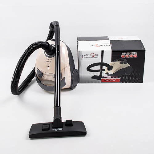 Пылесос MAXTRONIC MAX-HJW-1307W, 2200 Вт, жемчужный